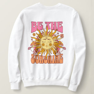 Sudadera Gráfico de Vibraciones Positivas Boho Hippie 70s