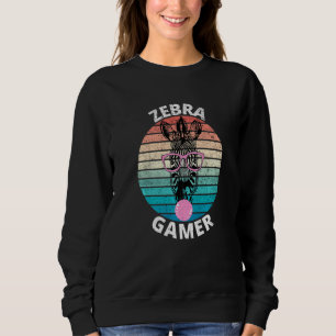 Sudadera Gráfico de Zebra Gamer para niños y mujeres gamers