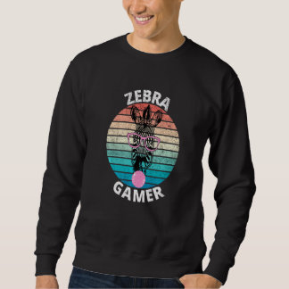 Sudadera Gráfico de Zebra Gamer para niños y mujeres gamers