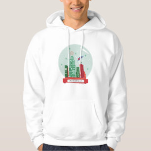 Sudadera Gráfico del Globe de Nieve de Superman Metropolis