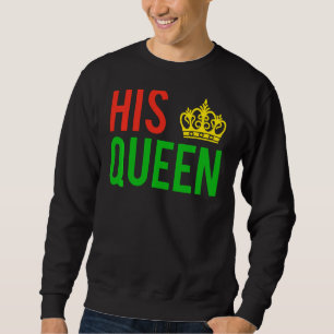 Sudadera Gráfico del Mes de Historia Negra del Rey y su Rei