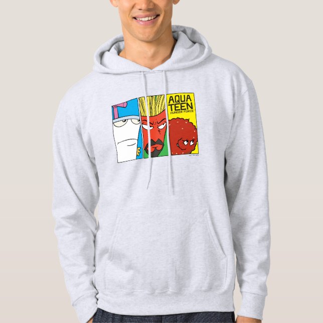 Sudadera Gráfico del panel de caracteres de la fuerza de ha (Anverso)