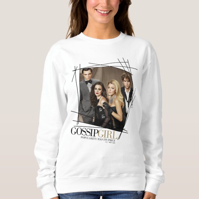 Sudadera Gráfico Glamour Glamour Group Gossip Chica (Anverso)