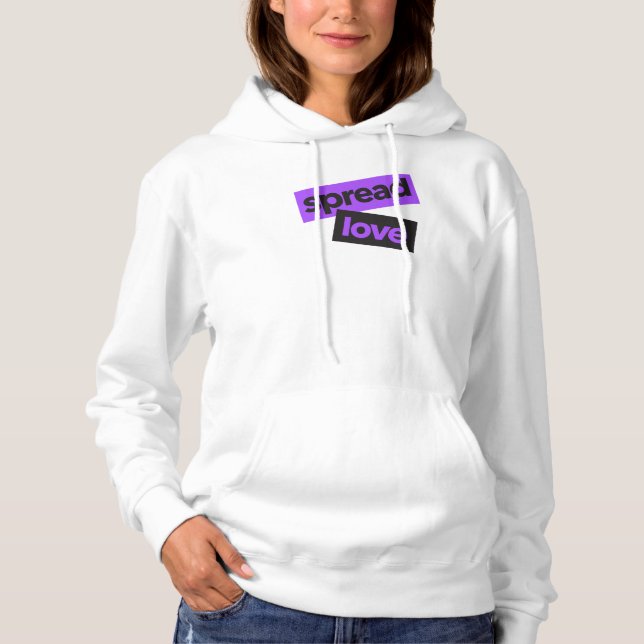 Sudadera Gráfico moderno, urbano, vibrante, moderno Spread  (Anverso)