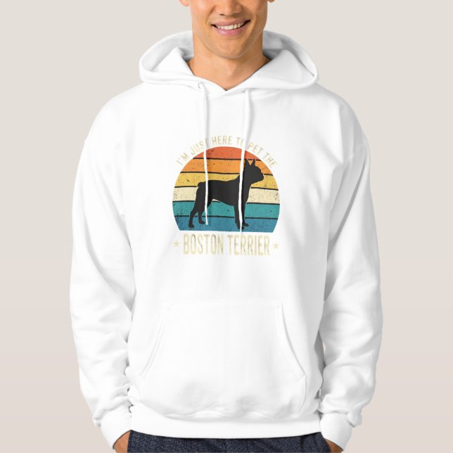 Sudadera Gráfico Retro Amante Perro Boston Terrier_1 (Anverso)