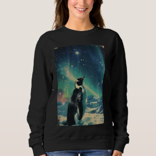 Sudadera Gráfico retro de arte pingüino Inspirador