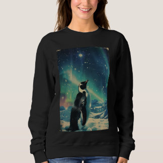 Sudadera Gráfico retro de arte pingüino Inspirador