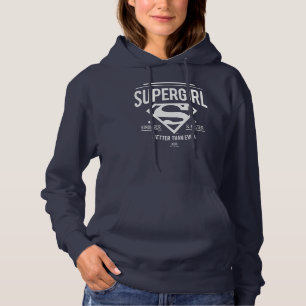 Sudadera Gráfico Retro de Supergirl Mejor Que Nunca