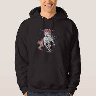 Sudadera Gráfico Retro de Unicornio de Arcoíris Bonito Colo