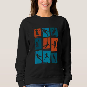 Sudadera Gráfico Retro Escalador De Rocas Bouldering Escala