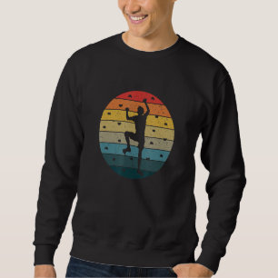 Sudadera Gráfico Retro Escalador En Roca Bouldering