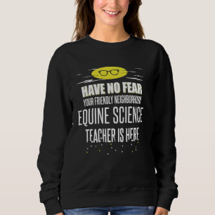 Sudadera Gráfico superhéroe de profesor de ciencias de la e