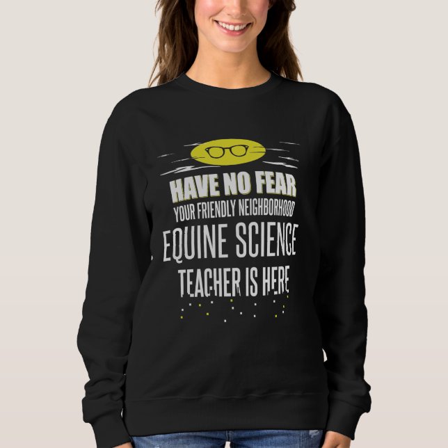 Sudadera Gráfico superhéroe de profesor de ciencias de la e (Anverso)