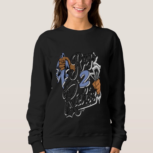 Sudadera Gráfico Tees Rag 2 Rich Sneaker Match 5 Oreo (Anverso)