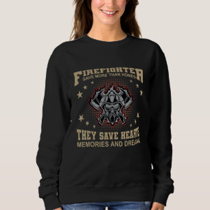 Sudadera Gráficos de bombero bandera americana Día del trab
