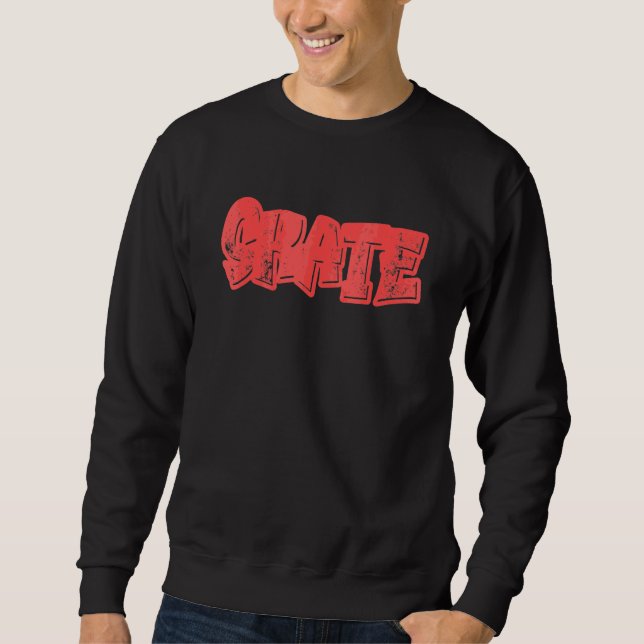 Sudadera Gráficos de Graffiti de Patineta Chico Fresco Chic (Anverso)