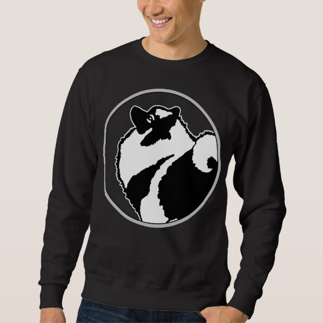 Sudadera Gráficos de Keeshond - Arte de perro original lind (Anverso)