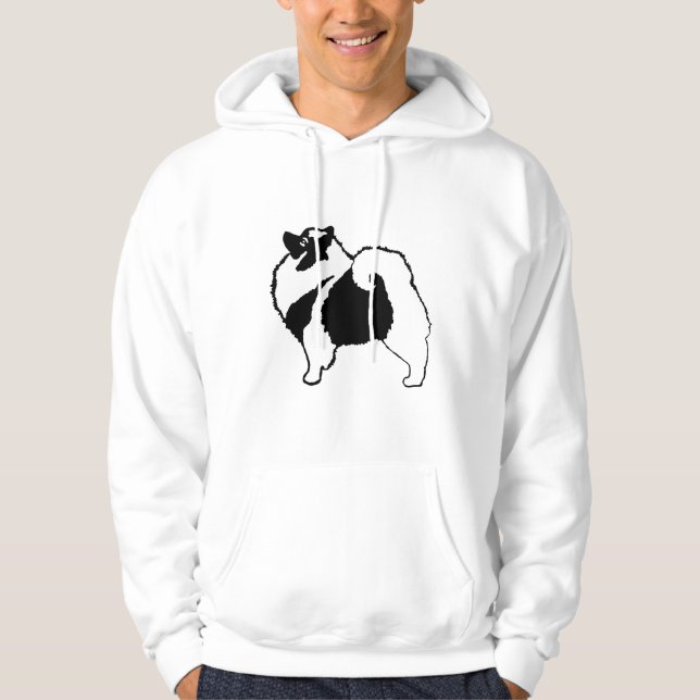 Sudadera Gráficos de Keeshond - Arte de perro original lind (Anverso)