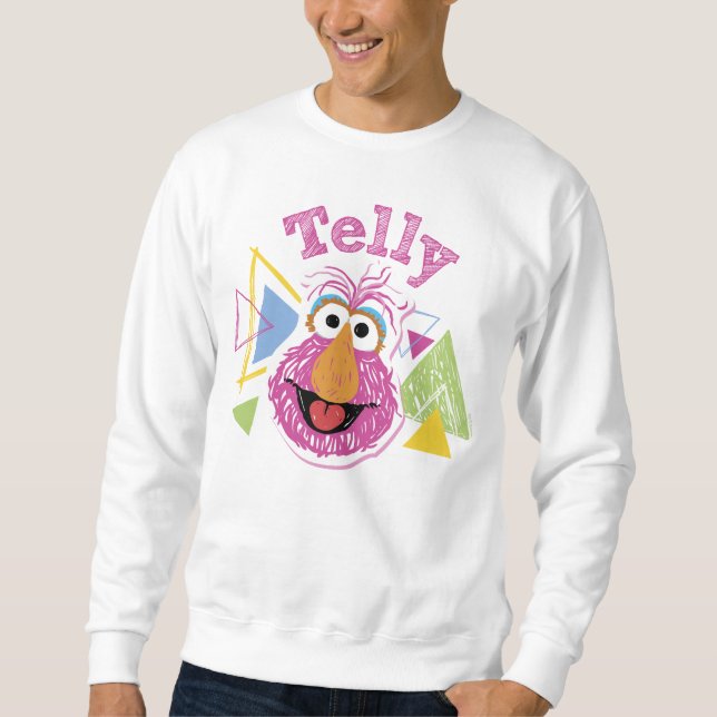 Sudadera Gráficos Divertidos de Telly Monster (Anverso)