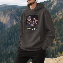 Sudadera Gráficos Épicos de Kung Fu de Gatitos Siameses de