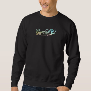 Sudadera Gráficos Retro para Mujer Gimnasta Gimnasia Acróba