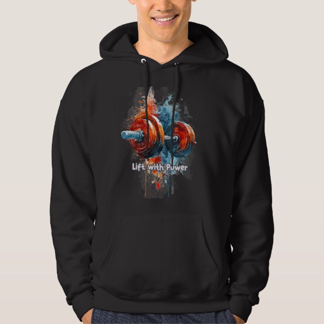 Sudadera Gráficos y Texto Coloridos (Anverso)