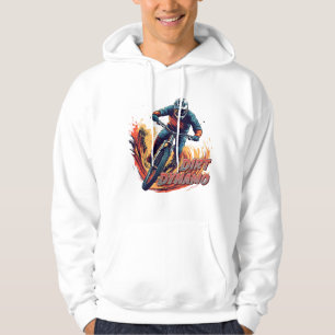 Sudadera Gráficos y texto cuesta abajo