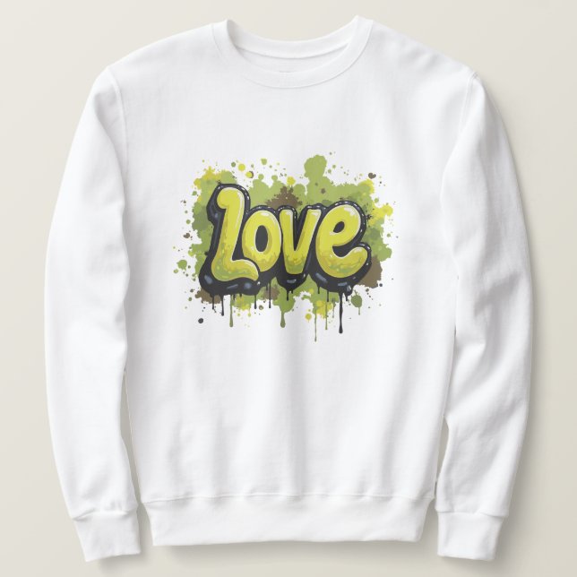 Sudadera Grafiti Grime & Grove Love (Anverso del diseño)
