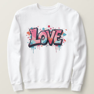 Sudadera Grafiti Pastel de la bomba de amor
