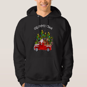 Sudadera Grammy Claus Car Santa Reindeer Árbol de Navidad