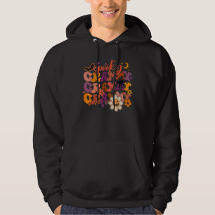 Sudadera Grammy Floral de Halloween Fiesta Espeluznante Gro