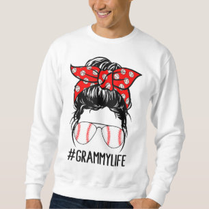 Sudadera Grammy Life Béisbol Mujeres Softball Día de la Mad