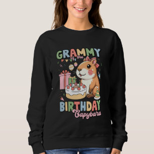 Sudadera Grammy Of Birthday Capybara Chica Bday Fiesta Fa
