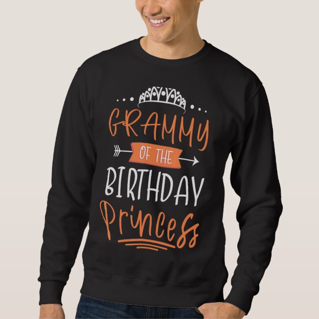 Sudadera Grammy Of Birthday Princess Fiesta Crown Bday C (Anverso)
