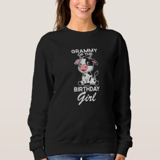 Sudadera Grammy Of The Bday Party Girl Cow Girl Party Bday 