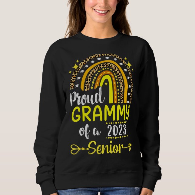 Sudadera Grammy Orgulloso De Clase 2023 Graduado Superior 2 (Anverso)