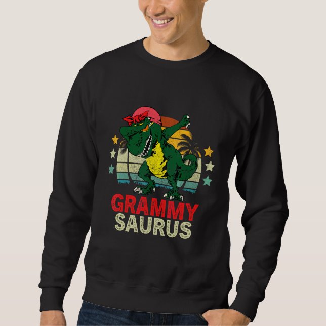 Sudadera Grammysaurus Rex Dinosaur Grammy Saurus (Anverso)