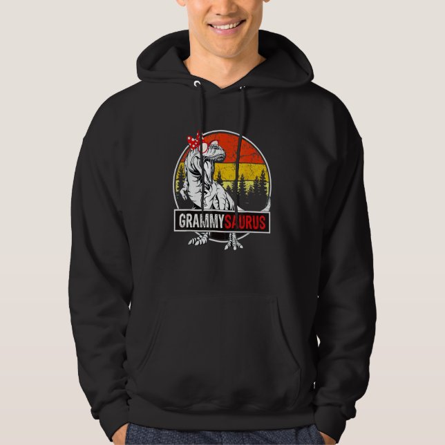 Sudadera Grammysaurus Rex Dinosaurio Grammy Saurus Madre (Anverso)