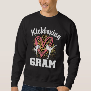 Sudadera Gramo de kickboxing Corazón de leopardo Abuela