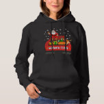 Sudadera Grampa Claus Red Truck Santa Reindeer Elf Christma<br><div class="desc">Grampa Claus Red Truck Santa Reindeer Elf Navidades</div>