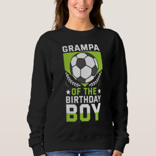 Sudadera Grampa Del Equipo Bday Del Jugador De Fútbol De Cu