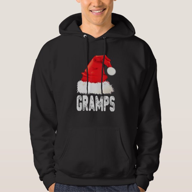 Sudadera Gramps Santa Hat Navidades Macthing de la familia  (Anverso)