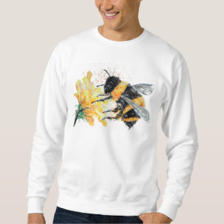 Sudadera Gran abeja burbuja que recoge polen