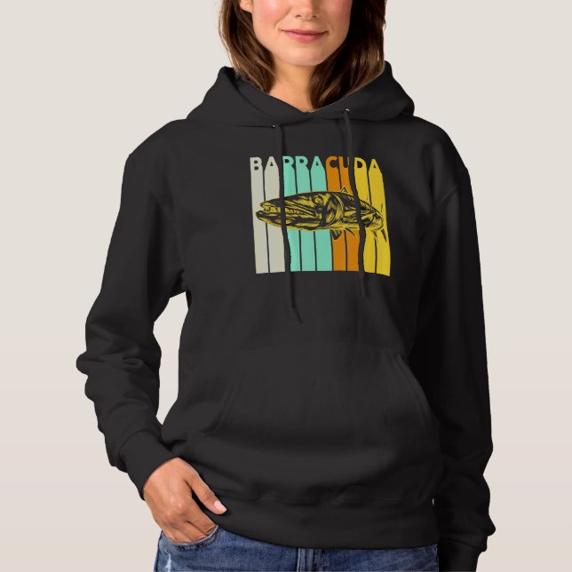 Sudadera Gran Barracuda Cuda Pesca Vida Silvestre Agua sala (Anverso)