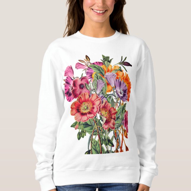 Sudadera Gran Bouquet de flores silvestres de Meadow (Anverso)
