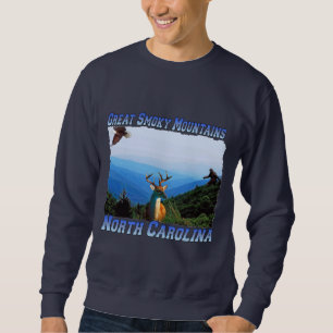 Sudadera Gran camiseta ahumada del adulto de Mtns Carolina