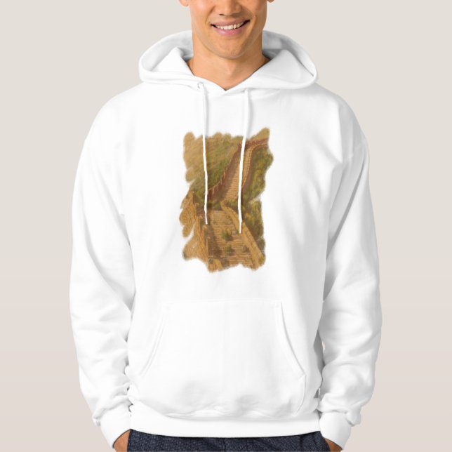 Sudadera Gran camiseta de insignia en pared (Anverso)