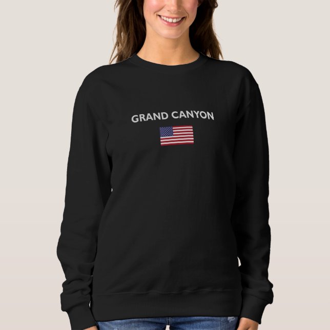 Sudadera Gran Cañón Estados Unidos Bandera estadounidense C (Anverso)