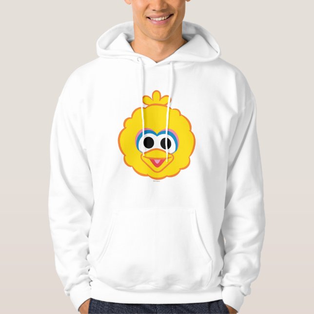 Sudadera Gran cara sonriente de pájaro (Anverso)