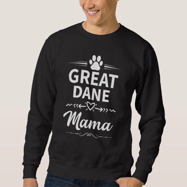 Sudadera Gran Dane Mama Cute Boxer Dueño Perro Mamá (Anverso)